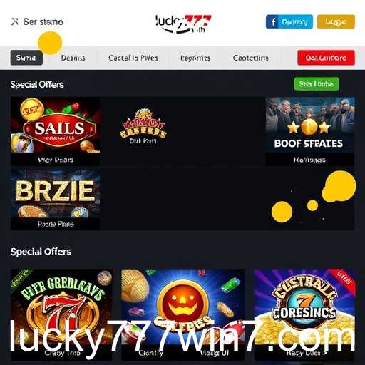 Explorando a Categoria 'Special Offers' no Lucky 777 Win